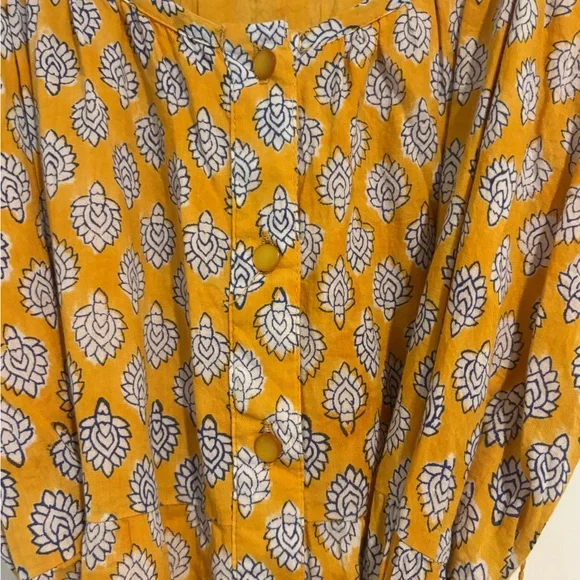 Yellow Patterned Women's Dress - Emerson Fry - Picture 2 of 5